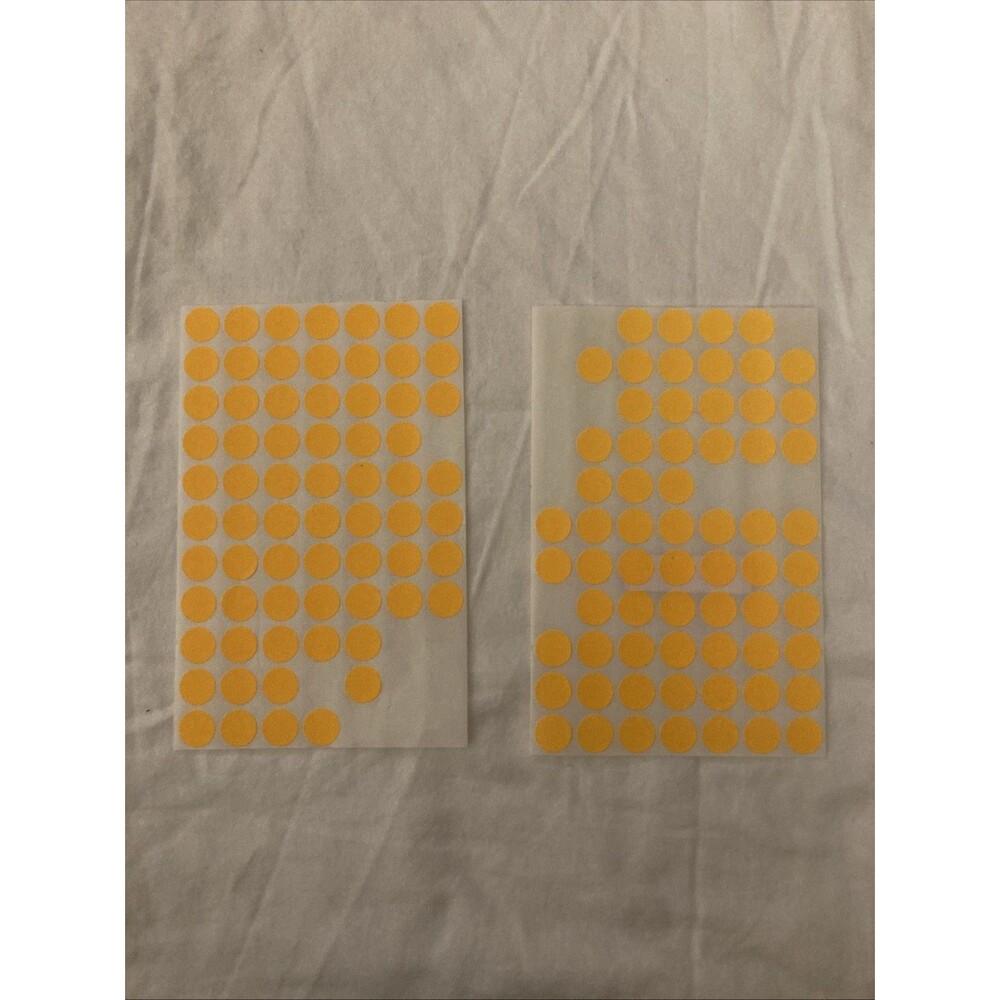 Unbranded Color Coding Labels | Neon Orange | 131 Labels